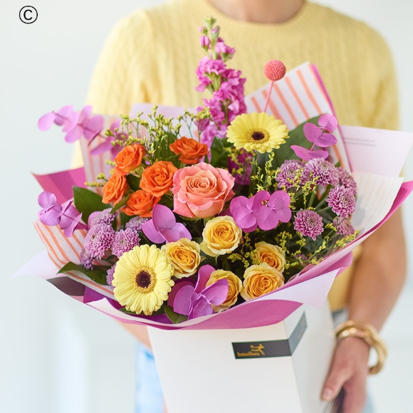 Bright  Day Bouquet Without Lilies