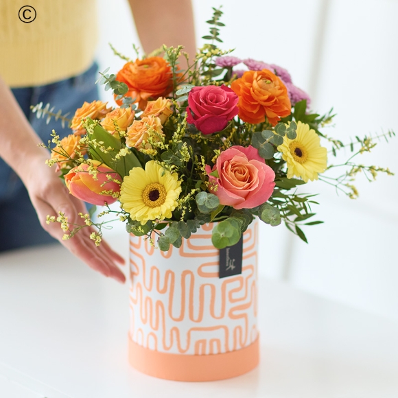 Bright Day Hatbox Flowers