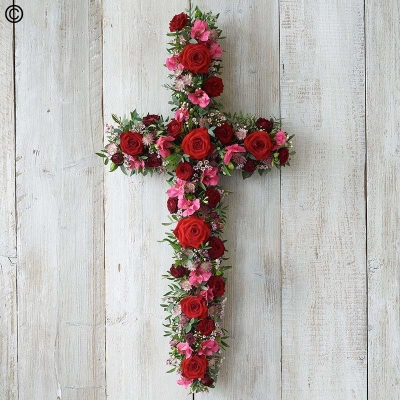 Red and Pink Cross