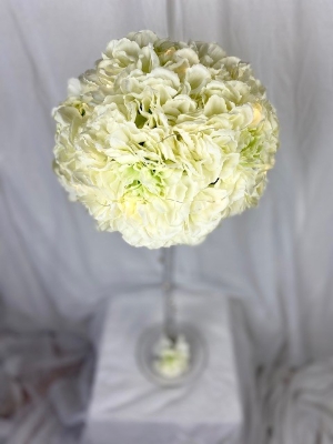 Artificial Hydrangea Martini Vase with lights