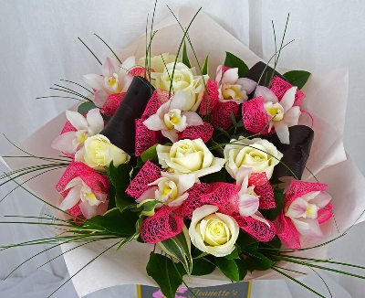 Luxury Rose and Orchid Bouquet
