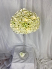 Artificial Hydrangea Martini Vase with lights