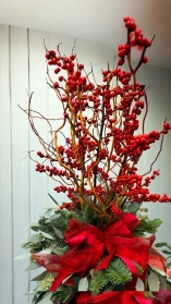 Elegant Winter Berry Arrangement