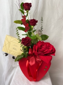 Simplistic rose gift box