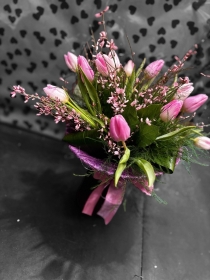 Spring Tulip Romance Vase